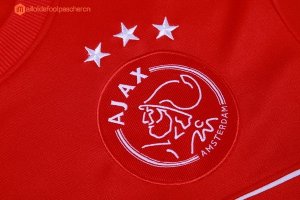 Survetement Ajax 2017 2018 Rouge Blanc Bleu Pas Cher