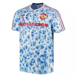 Thailande Maillot Manchester United Human Race 2020 2021 Bleu Pas Cher Thailande Maillot Manchester United Human Race 2020 2021 Bleu Pas Cher