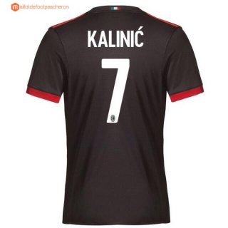 Maillot Milan Third Kalinic 2017 2018 Pas Cher Maillot Milan Third Kalinic 2017 2018 Pas Cher