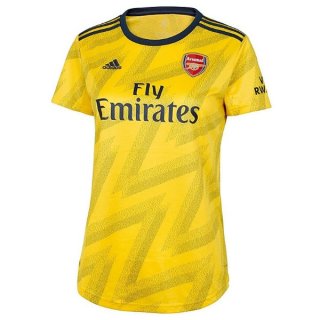 Maillot Arsenal Exterieur Femme 2019 2020 Jaune Pas Cher