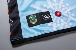 Maillot Cronulla Sharks Edición Conmemorativa 2018 Bleu Pas Cher