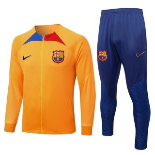 Survetement Barcelone 2023 Orange Bleu Survetement Barcelone 2023 Orange Bleu