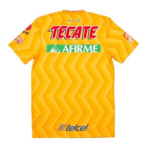 Maillot Tigres UANL Domicile 2018 2019 Jaune Pas Cher