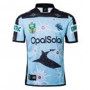 Maillot Cronulla Sharks Edición Conmemorativa 2018 Bleu Pas Cher