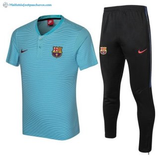 Polo Barcelona Ensemble Complet 2017 2018 Bleu Pas Cher