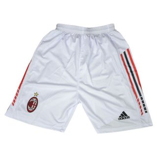 Thailande Pantalon AC Milan Domicile Retro 2005/06 Blanc Pas Cher