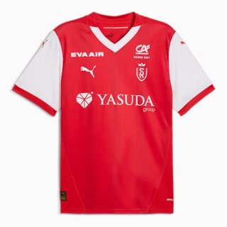 Thailande Maillot Stade Reims Domicile 2024 2025 Thailande Maillot Stade Reims Domicile 2024 2025