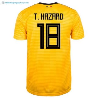Maillot Belgica Exterieur T.Hazard 2018 Jaune Pas Cher Maillot Belgica Exterieur T.Hazard 2018 Jaune Pas Cher