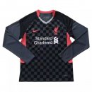 Thailande Maillot Liverpool Third ML 2020 2021 Noir Pas Cher