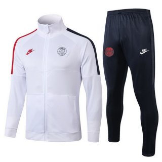 Survetement Paris Saint Germain 2019 2020 Blanc Rouge Bleu Pas Cher Survetement Paris Saint Germain 2019 2020 Blanc Rouge Bleu Pas Cher