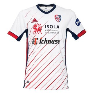 Thailande Maillot Cagliari Calcio Exterieur 2020 2021 Blanc Pas Cher Thailande Maillot Cagliari Calcio Exterieur 2020 2021 Blanc Pas Cher