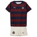 Maillot Newcastle United Exterieur Enfant 2018 2019 Rouge Noir Pas Cher