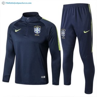 Survetement Brésil 2018 Bleu Pas Cher Survetement Brésil 2018 Bleu Pas Cher