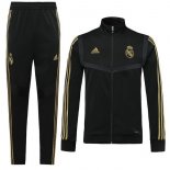 Survetement Enfant Real Madrid 2019 2020 Jaune Noir Pas Cher