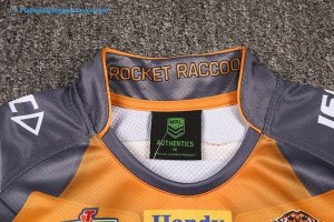 Maillot Rugby Wests Tigers 2017 2018 Jaune Pas Cher