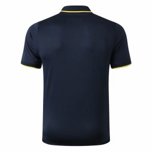 Polo AS Roma 2019 2020 Noir Jaune Pas Cher