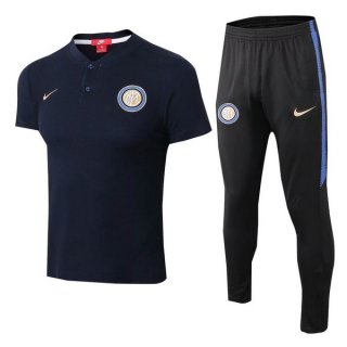 Polo Inter Milan Ensemble Complet 2018 2019 Noir Pas Cher Polo Inter Milan Ensemble Complet 2018 2019 Noir Pas Cher