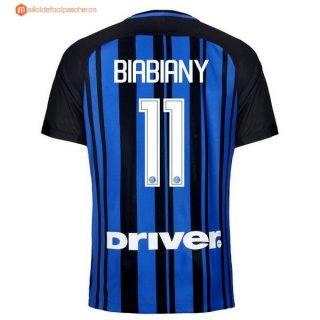 Maillot Inter Domicile Biabiany 2017 2018 Pas Cher Maillot Inter Domicile Biabiany 2017 2018 Pas Cher