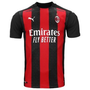 Maillot AC Milan Domicile 2020 2021 Rouge Pas Cher