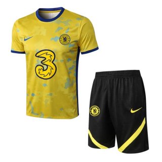 Maillot Entrainement Chelsea Ensemble Complet 2022 2023 Jaune Maillot Entrainement Chelsea Ensemble Complet 2022 2023 Jaune