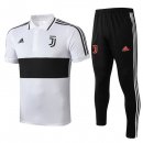 Polo Juventus Ensemble Complet 2019 2020 Blanc Noir Rose Pas Cher