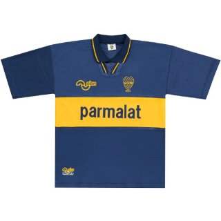 Thailande Maillot Boca Juniors Domicile Retro 1994 1995 Bleu