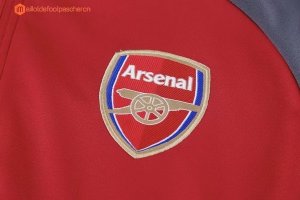 Survetement Arsenal 2017 2018 Rouge Marine Gris Pas Cher