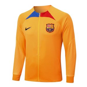 Survetement Barcelone 2023 Orange Bleu