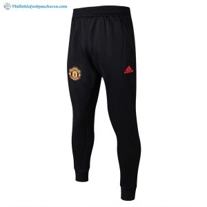 Survetement Manchester United 2017 2018 Noir Gris Pas Cher