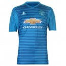 Maillot Manchester United Gardien 2018 2019 Bleu Pas Cher