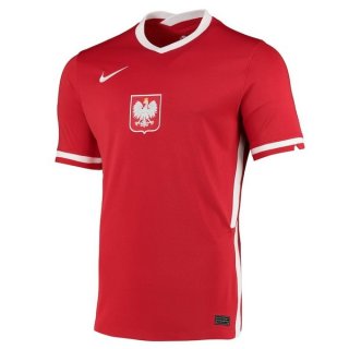 Thailande Maillot Pologne Exterieur 2020 Rouge Pas Cher