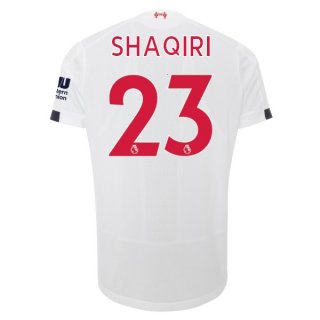 Maillot Liverpool NO.23 Shaqiri Exterieur 2019 2020 Blanc Pas Cher Maillot Liverpool NO.23 Shaqiri Exterieur 2019 2020 Blanc Pas Cher
