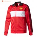 Veste Manchester United 2017 2018 Rouge Pas Cher