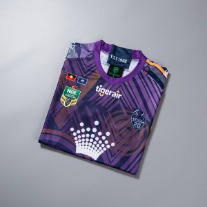 Maillot Melbourne Storm Edición Conmemorativa 2018 Purpura Pas Cher