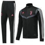 Survetement Juventus 2019 2020 Rose Noir Pas Cher