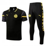 Polo Borussia Dortmund Ensemble Complet 2022 2023 Noir