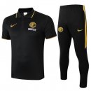 Polo Ensemble Complet Inter Milan 2019 2020 Noir Jaune Pas Cher