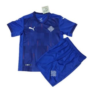 Maillot Islande Domicile Enfant 2020 Bleu Pas Cher