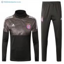 Survetement Bayern Munich 2017 2018 Gris Marron Pas Cher