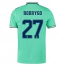 Maillot Real Madrid NO.27 Rodrygo Third 2019 2020 Vert Pas Cher