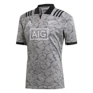 Maillot Entrainement All Blacks 2018 Gris Pas Cher