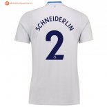 Maillot Everton Exterieur Schneiderlin 2017 2018 Pas Cher