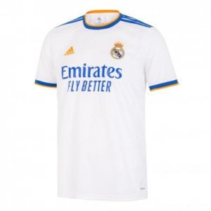 Thailande Maillot Real Madrid Domicile 2021 2022 Blanc Pas Cher