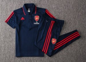 Polo Arsenal Ensemble Complet 2019 2020 Bleu Marine Pas Cher