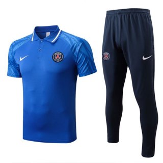 Polo PSG Ensemble Complet 2022 2023 Bleu Polo PSG Ensemble Complet 2022 2023 Bleu