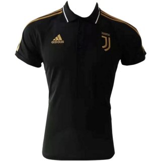 Polo Juventus 2019 2020 Jaune Noir Pas Cher Polo Juventus 2019 2020 Jaune Noir Pas Cher