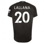 Maillot Liverpool NO.20 Lallana Third 2019 2020 Noir Pas Cher