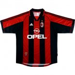 Thailande Maillot AC Milan Domicile Retro 1998 2000 Rouge Pas Cher