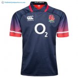 Maillot Rugby Angleterre Exterieur 2017 2018 Bleu Pas Cher