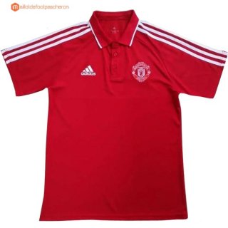 Polo Manchester United 2017 2018 Rouge Pas Cher Polo Manchester United 2017 2018 Rouge Pas Cher